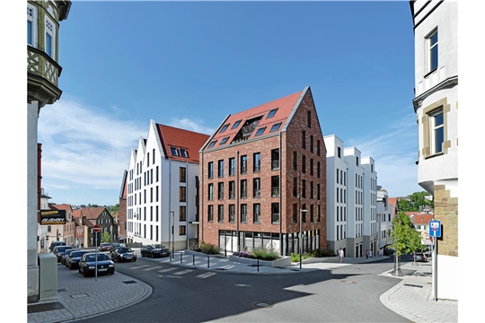 Kronenhöfe, Backnang. Architektur: baurmann.dürr architekten, Karlsruhe