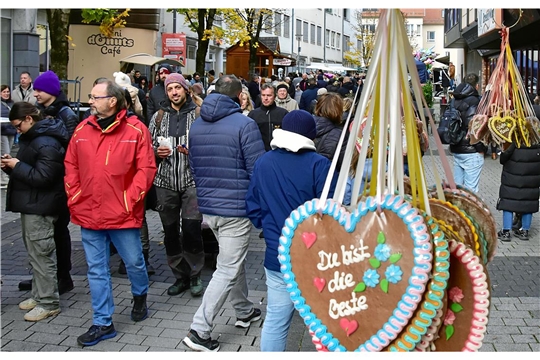 In der Grabenstraße. Backnanger Gänsemarkt 2025. 