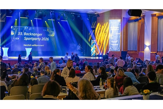 // 33. Backnanger Sportparty am 27.2.2026 im Backnanger Bürgerhaus