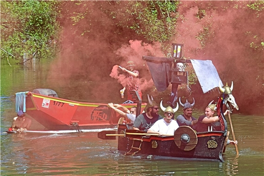 Die Wickinger erobern die Murr-Metropole. 39. Murr-Regatta in Backnang veranstaltet vom JUZE. SK