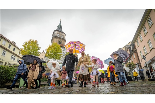 // Gänsemarkt und verkaufsoffener Sonntag in der Backnanger Innenstadt
