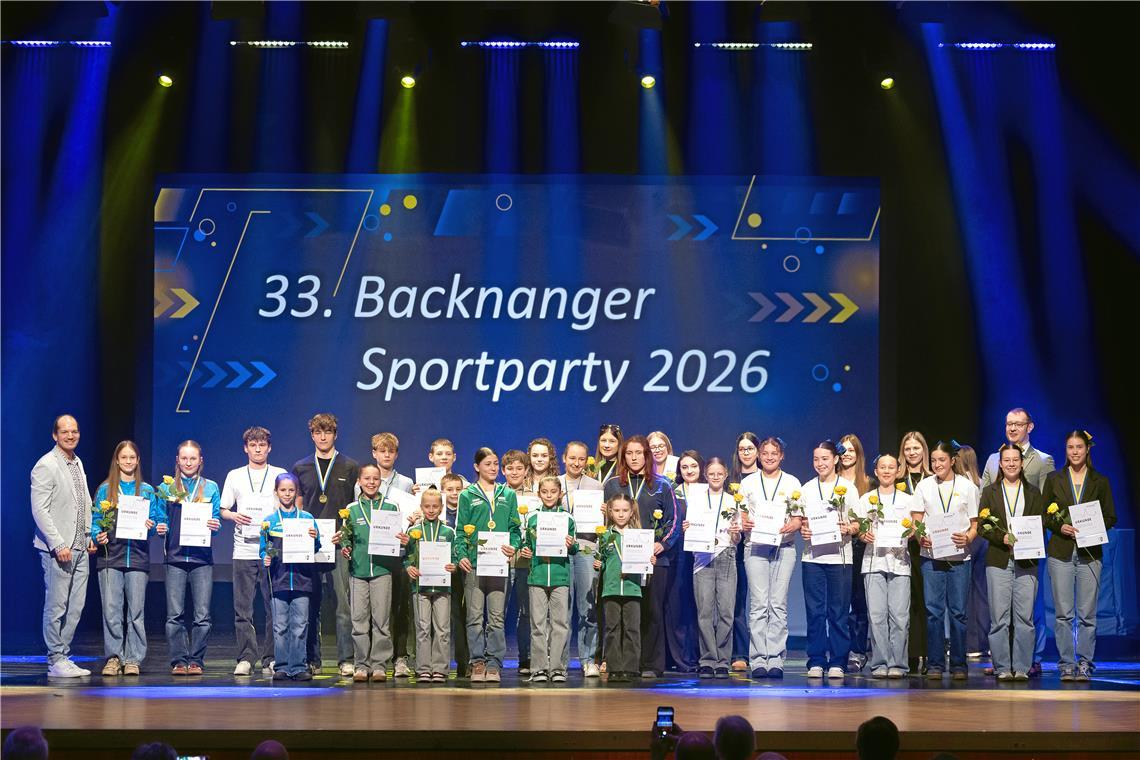 // 33. Backnanger Sportparty am 27.2.2026 im Backnanger Bürgerhaus