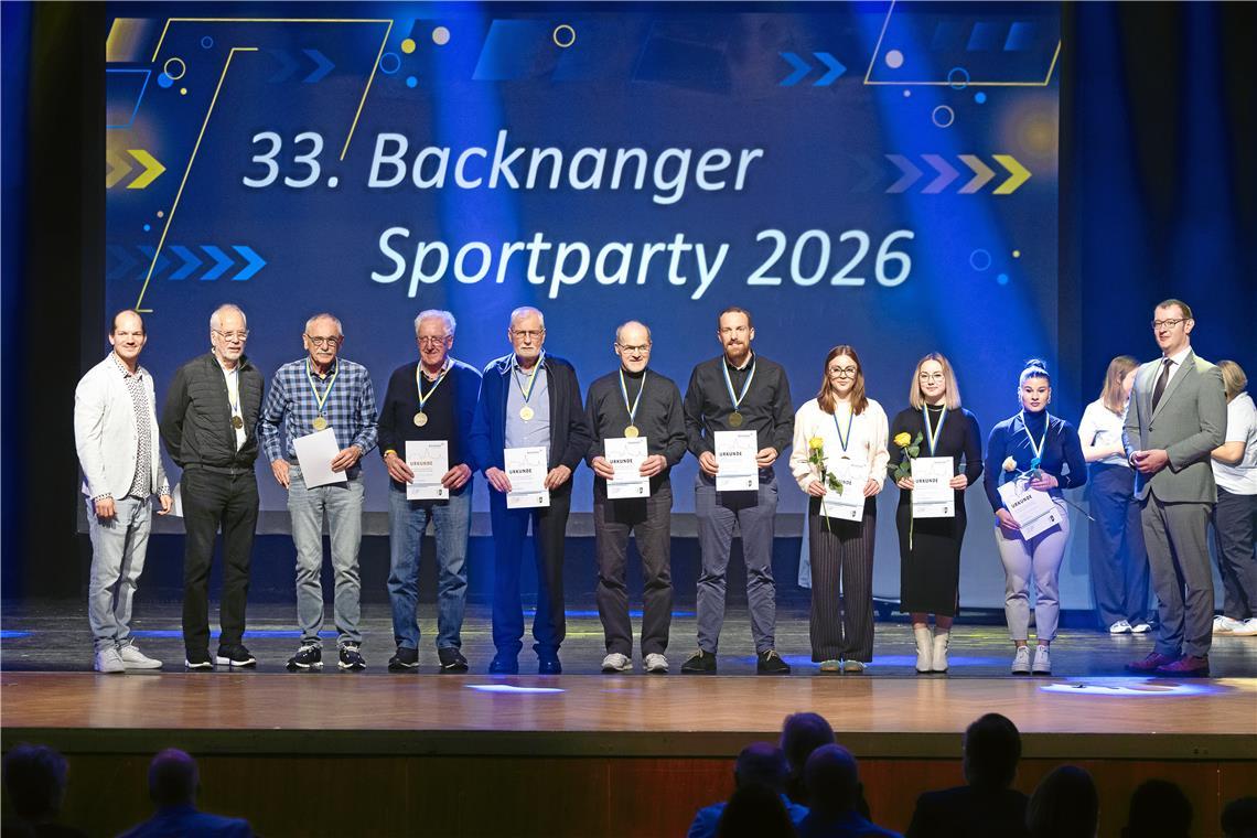 // 33. Backnanger Sportparty am 27.2.2026 im Backnanger Bürgerhaus