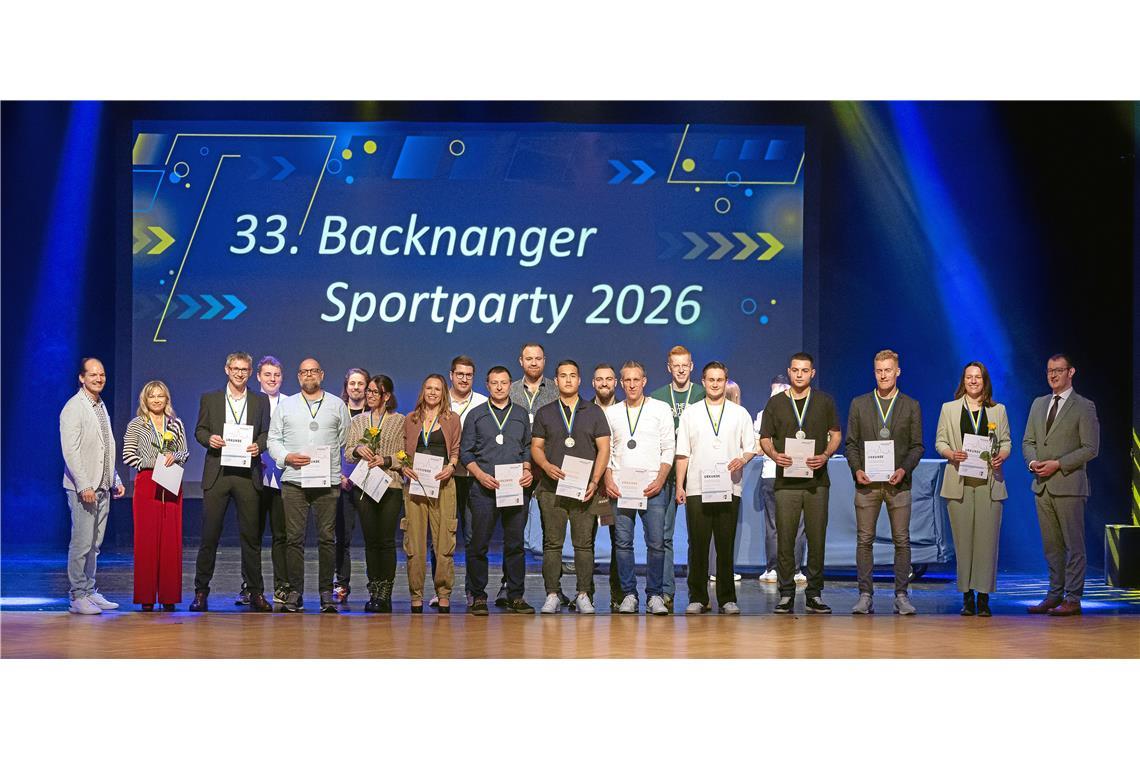 // 33. Backnanger Sportparty am 27.2.2026 im Backnanger Bürgerhaus