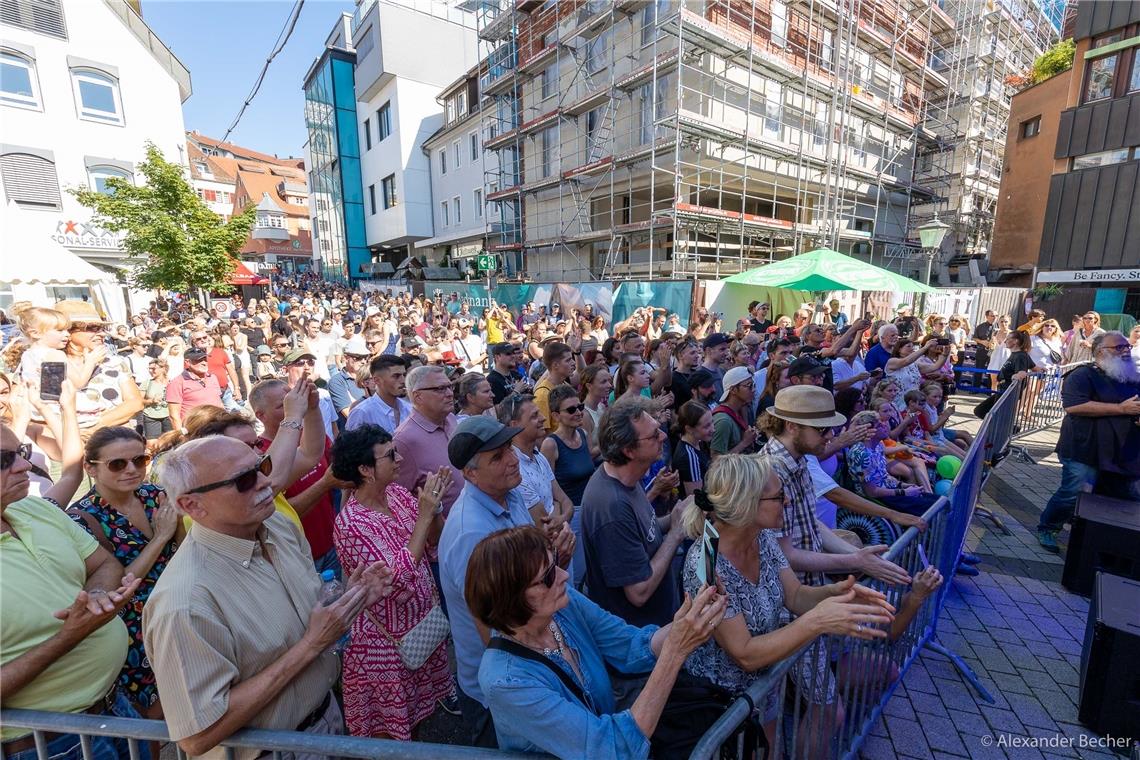 // 50. backnanger STraßenfest, Straßenfestsonntag Nachwuchsfestival