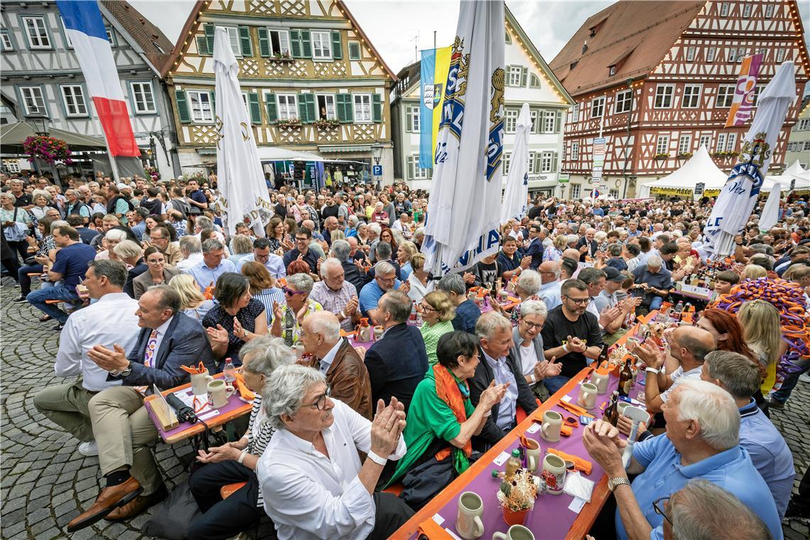 // 52. Backnanger Straßenfest, Eröffnungstag, Freitag