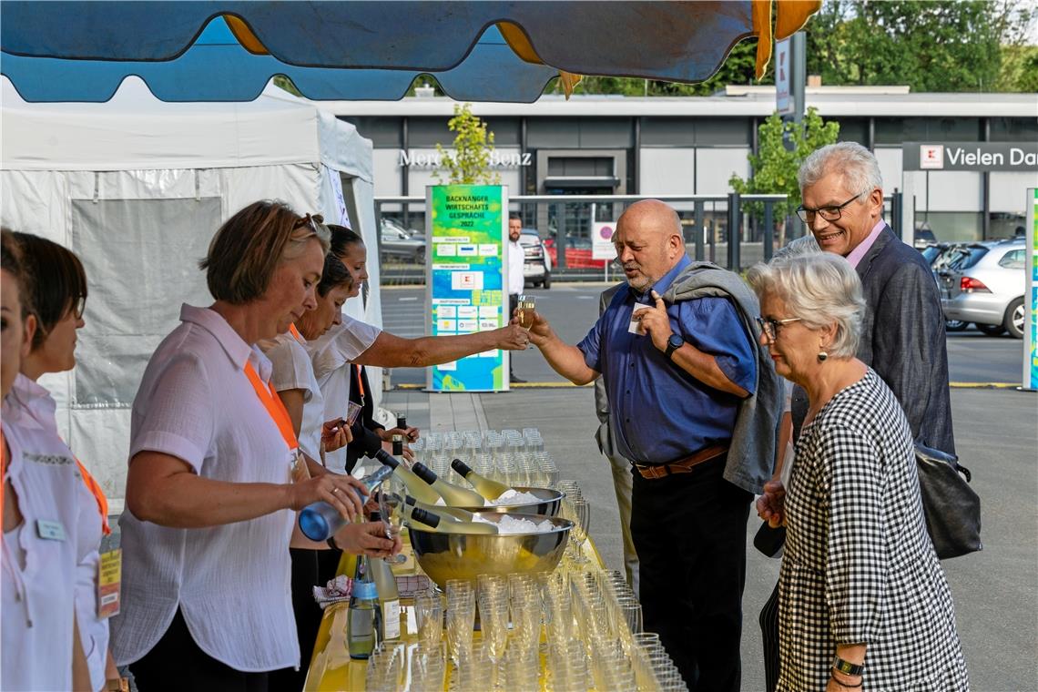 // Backnanger Wirtschaftsgespräche auf dem Kauflandgelände Sulzbacher Strasse