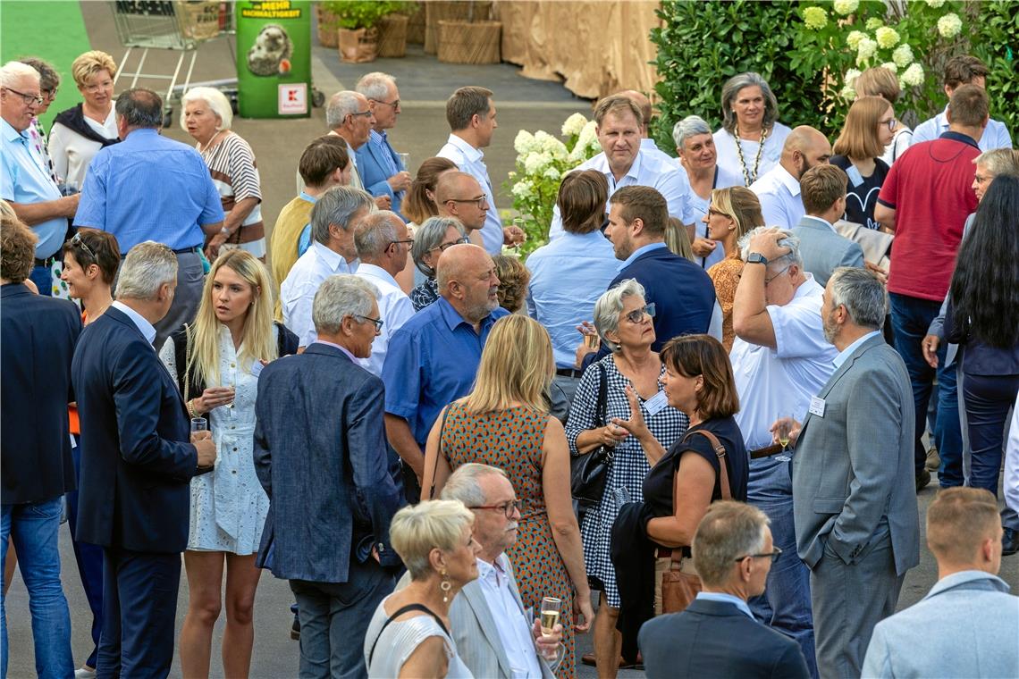 // Backnanger Wirtschaftsgespräche auf dem Kauflandgelände Sulzbacher Strasse