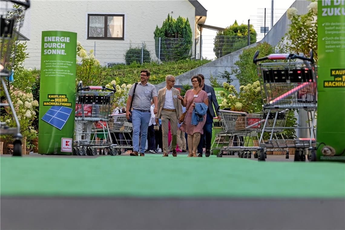 // Backnanger Wirtschaftsgespräche auf dem Kauflandgelände Sulzbacher Strasse