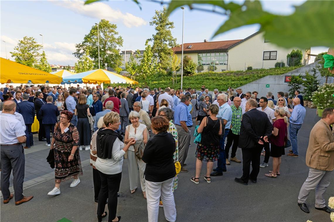 // Backnanger Wirtschaftsgespräche auf dem Kauflandgelände Sulzbacher Strasse