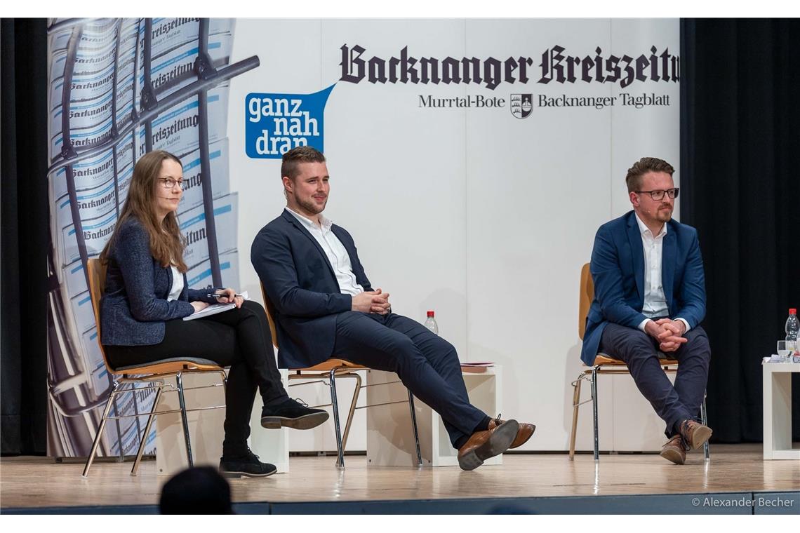 // BKZ-Wahlpodium, Bürgermeisterwahlen in Weissach im Tal, Podiumsveranstaltung ...