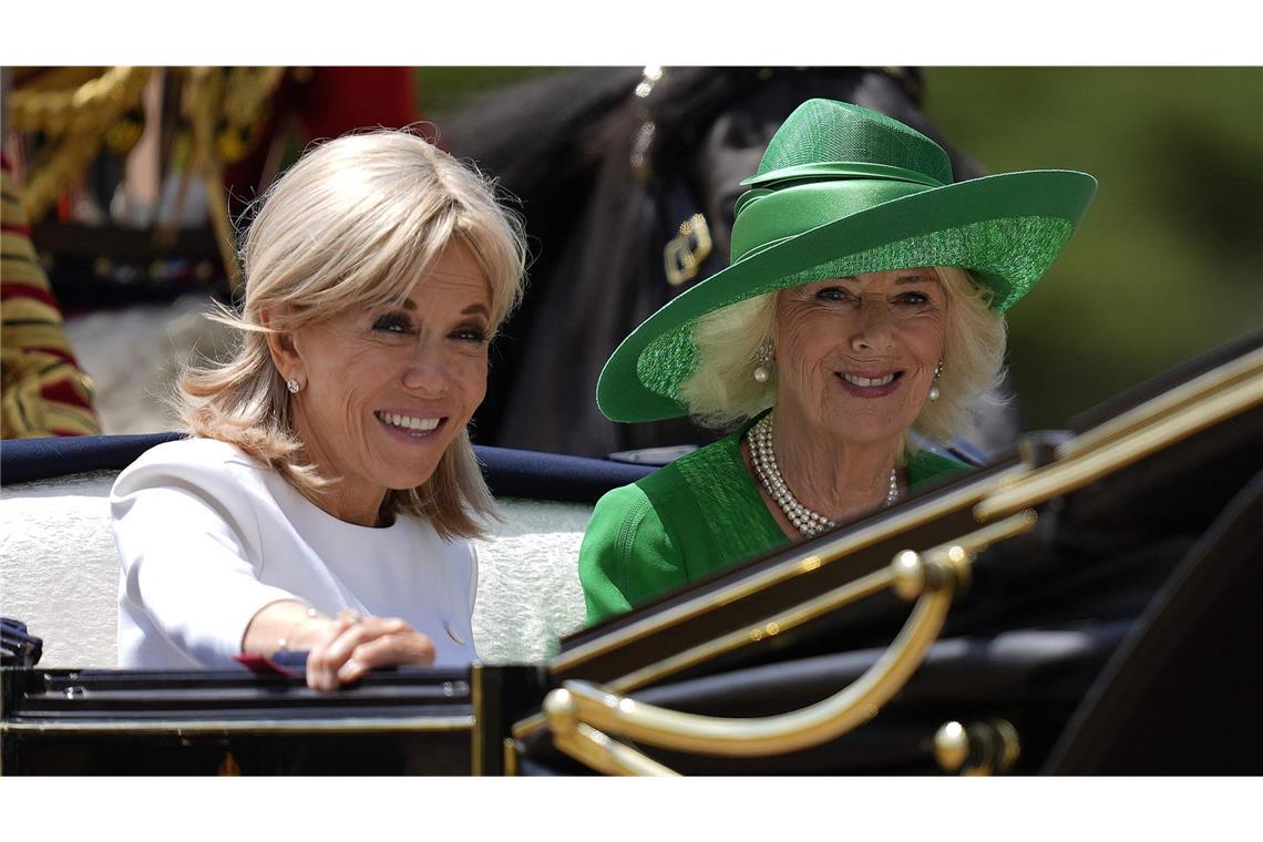 Charmant oder frech? Macron zwinkert Prinzessin Kate zu