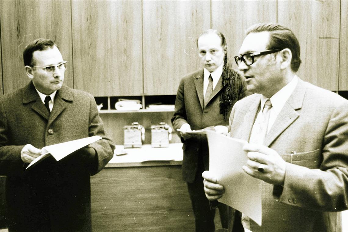 Spektakuläre Kriminalfälle Ewald Mayer (rechts)