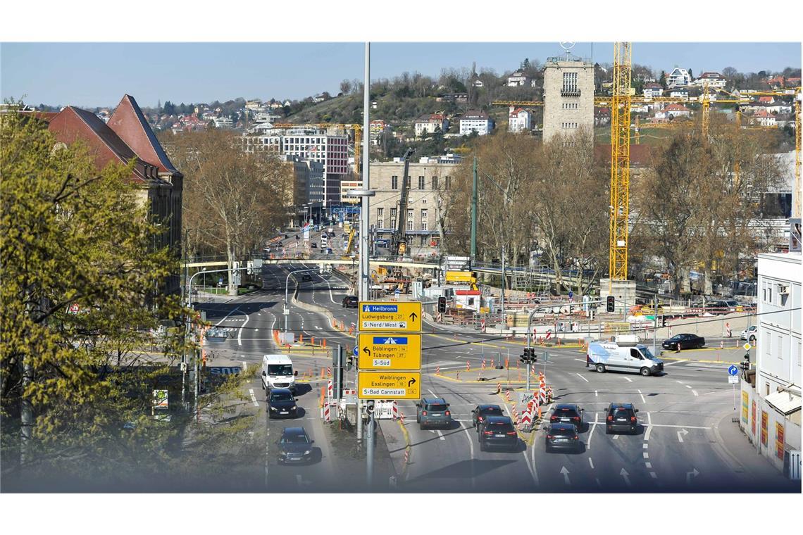 . . . fallen mir  leider mehrere ein“, sagt Achim Söding. „Der Gebhard Müller Platz, denn er  ist kein Platz.  Beim hässlichsten Gebäude kommt mir das  Hochbauamt der LH Stuttgart an der Hauptstätter Straße in den Sinn und das zeitgleich errichtete Gebäude gegenüber.“