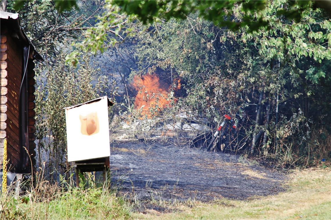 Wildfire near Schorndorf