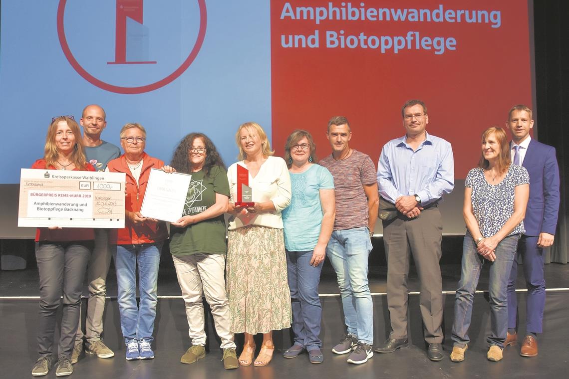 Backnanger Nabu-Gruppe gewinnt den Leserpreis