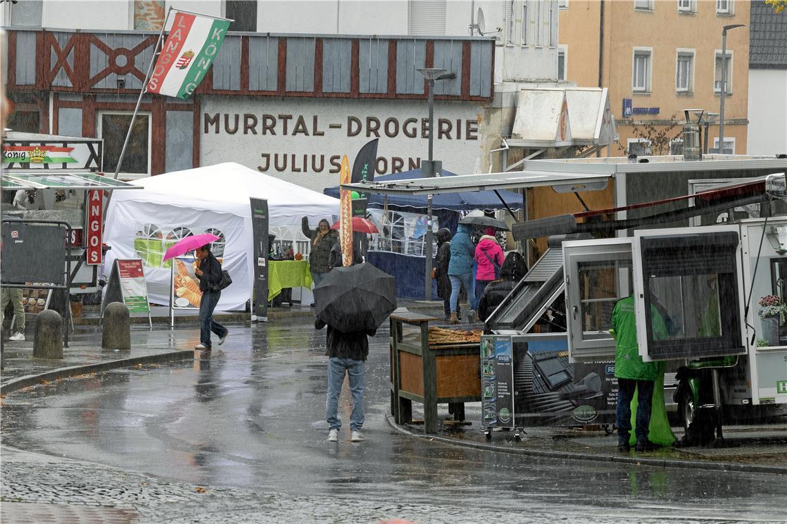 // Gänsemarkt und verkaufsoffener Sonntag in der Backnanger Innenstadt