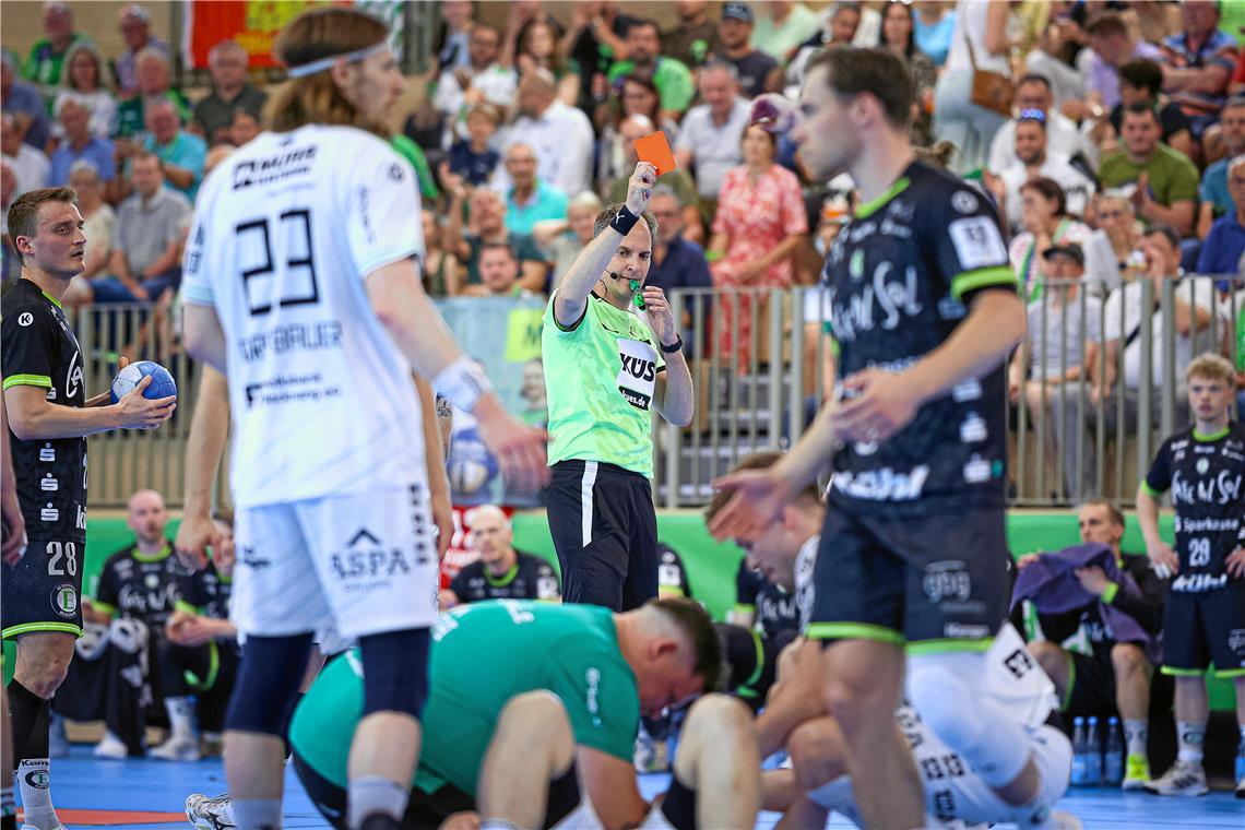 // Handball, Aufstiegsrunde Männer HC Oppenweiler/Backnang vs HC Eintracht Hilde...