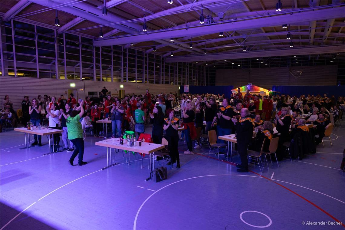  Herrenballetturnier vom Unterweissacher Carnevals-Club in der Seeguthalle in Co...