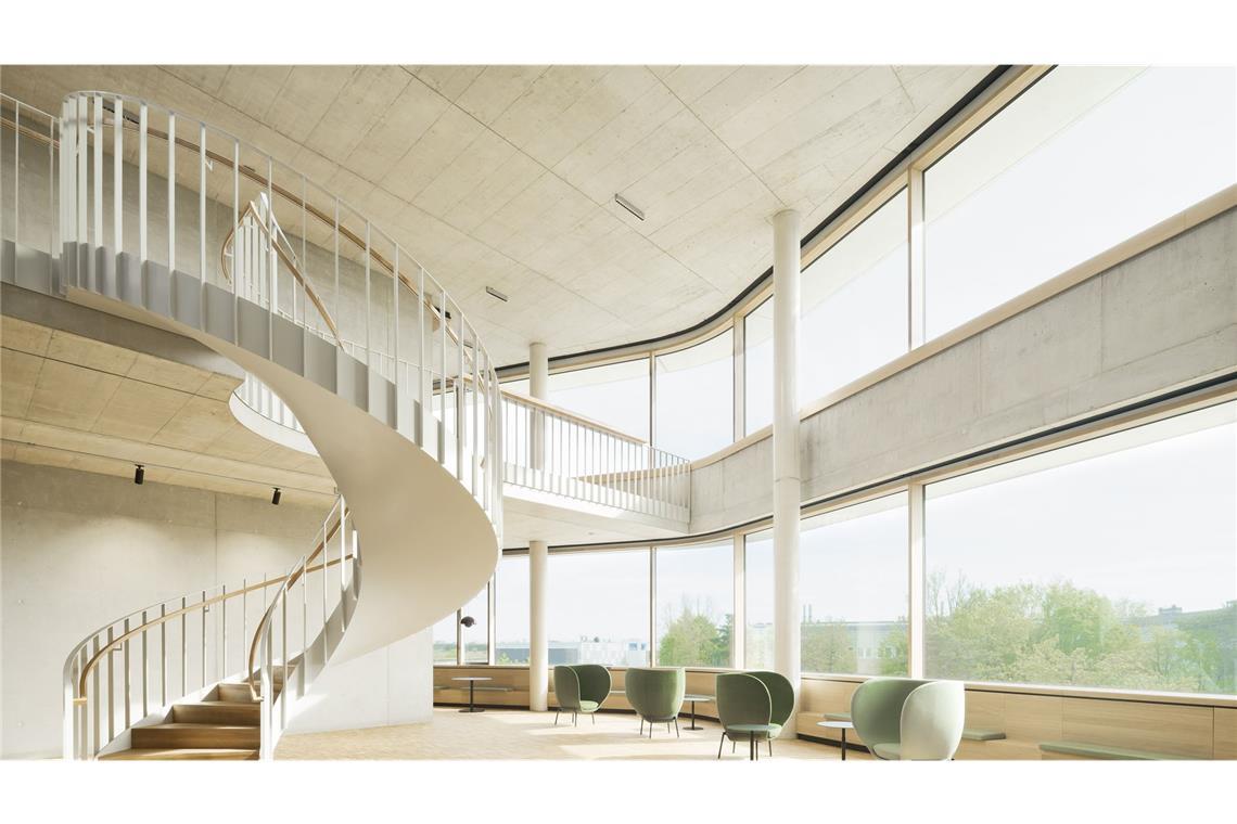 Diese Stuttgarter Architekten gewinnen den renommierten Iconic Award 2025 . . . in Neuherberg vor den Toren Münchens bietet internationalen Wissenschaftlern einen hochmodernen, auf ihre besonderen Bedürfnisse abgestimmten Arbeitsplatz.