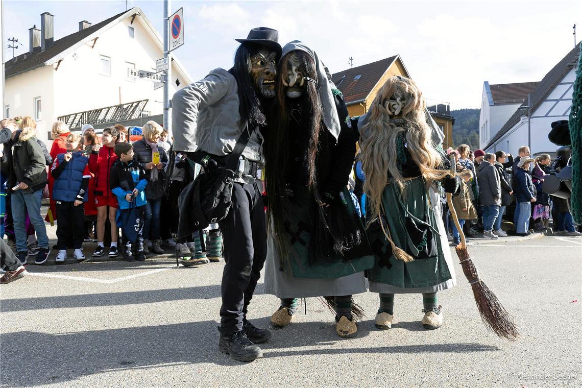 // Narrensprung durch Sulzbach an der Murr am Faschingsdienstag den 13.2.2024