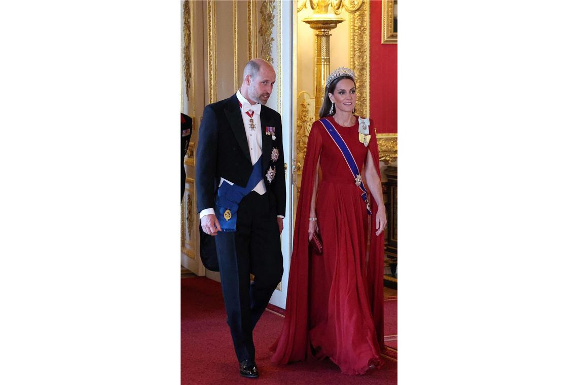 Charmant oder frech? Macron zwinkert Prinzessin Kate zu