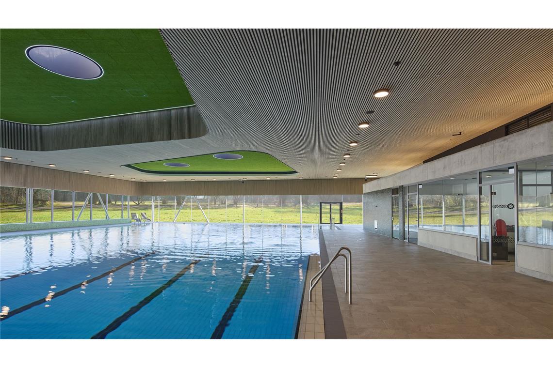 Diese Stuttgarter Architekten gewinnen den renommierten Iconic Award 2025 . . . und erhielten einen Award für das neue Hallenbad in Neutraubling.