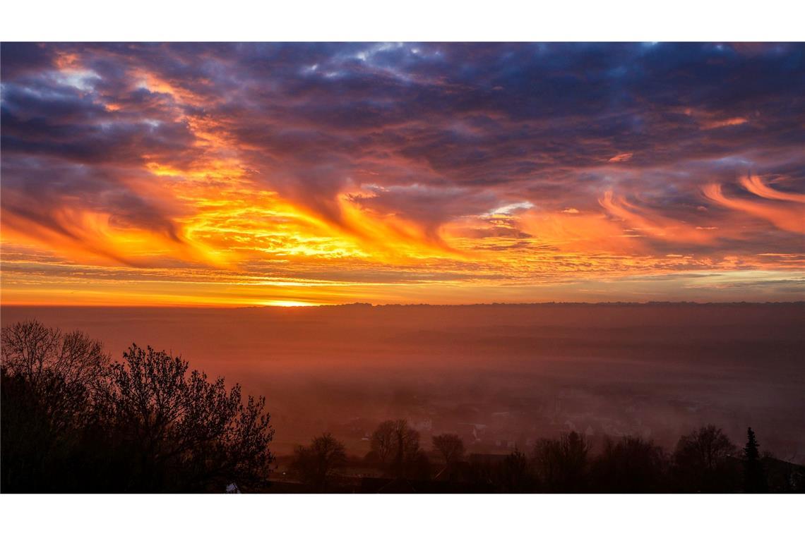 1. Advent in Orange - Wetter in Oberschwaben