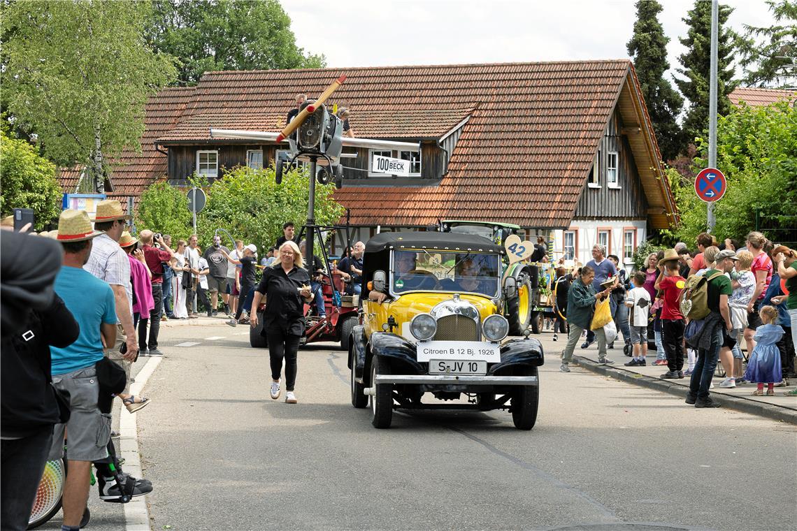 100 Jahre Autohaus Beck // Höhepunkt der Heimattage Althütte: Der Festumzug am S...