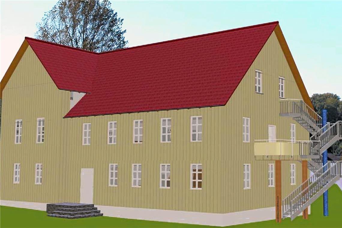 Mehr Platz für die alten Schätze 100000 Euro hat die Gemeinde in diesem Jahr für den Umbau des Geburtshauses von Anna Haag bereitgestellt. Animation: G. Brecht