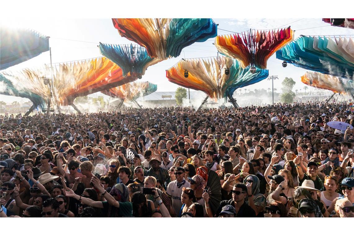 Coachella-Festival: Pop, Promis und ein bisschen Politik 120.000 Menschen werden pro Wochenende beim Coachella erwartet.