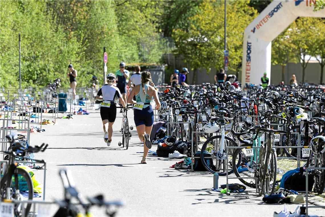 15. City Triathlon in Backnang am 26.4.2026