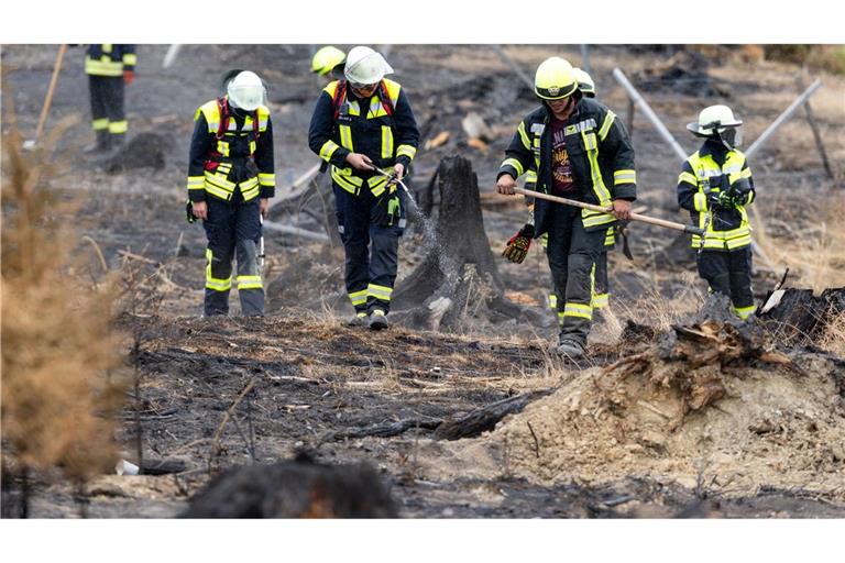 150 Einsatzkräfte sind derzeit in Thüringen noch im Einsatz.