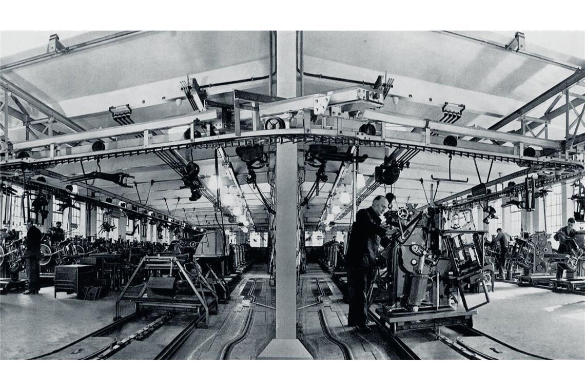 Vom Glockenguss zur E-Mobilität 1926 wurde bei Heidelberg Druck die Fließbandproduktion eingeführt.