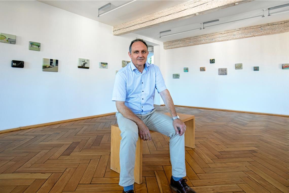 1997 begann Martin Schick seine Arbeit als Leiter der Galerie der Stadt Backnang. 2009 wurde er Leiter des Amts für Kultur und Sport. Nun entschied er sich für eine 80-Prozent-Stelle, um mehr Zeit für seine Familie zu haben, und konzentriert sich beruflich vor allem auf die Galerie. Foto: A. Becher