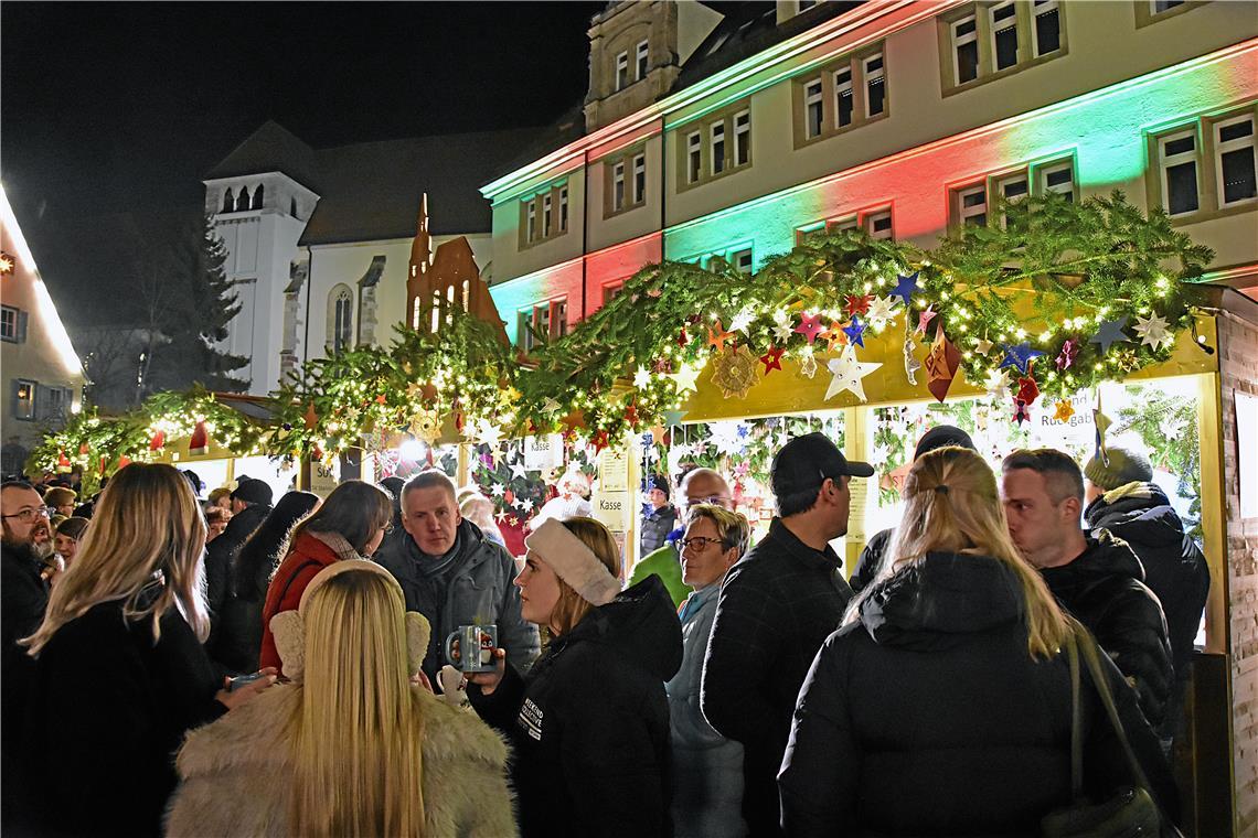 2. Platz Standwertung: Die evangelische Stiftskirchengemeinde. Weihnachtsmarkt i...
