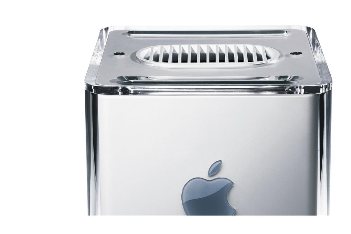 2000: Der Designcomputer G4 Cube aus dem Jahr 2000 war damals den meisten Usern zu teuer.