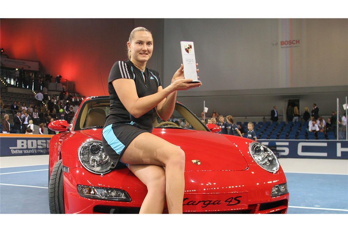 2006 begann die Ära in der Porsche Arena. Die erste Siegerin hieß Nadia Petrova. Damals wurde noch auf Hartplatz gespielt.