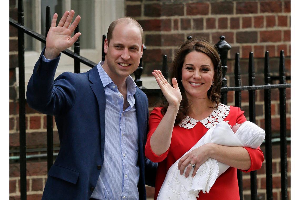 2018 werden William und Kate zum dritten Mal Eltern: Louis Arthur Charles wird am 23. April geboren.