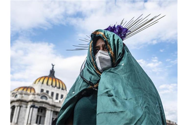 2020 gingen Frauen für ein Recht auf Abtreibung in Mexiko-Stadt auf die Straße. Foto: Jacku Muniello/dpa
