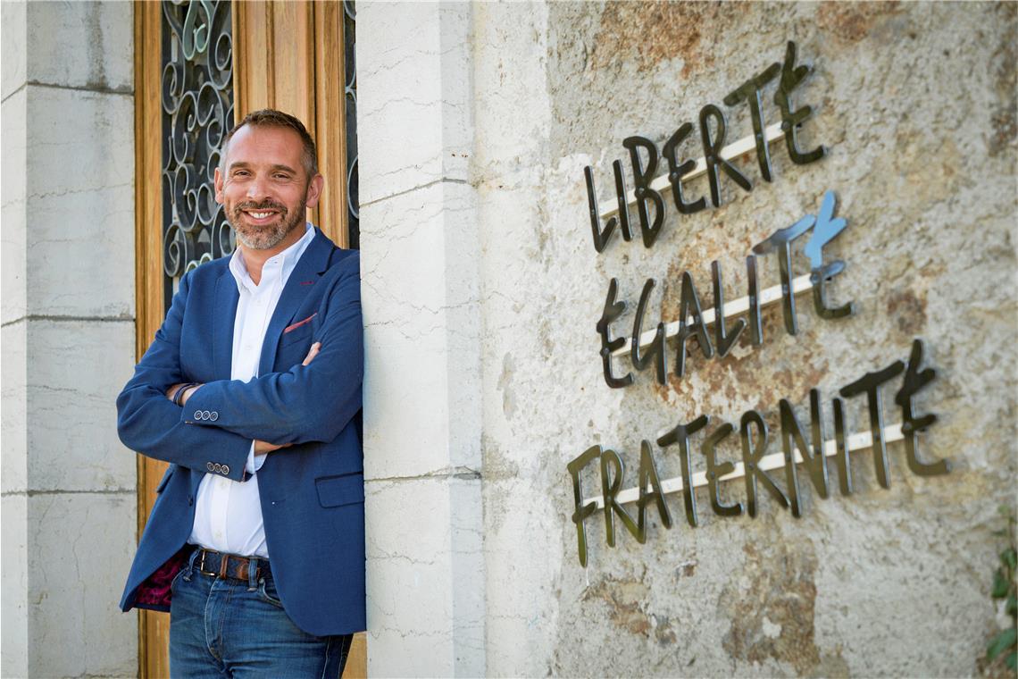 2020 ist Simon Plénet erstmals zum Bürgermeister von Annonay gewählt worden. Archivfoto: Lucile Ortega