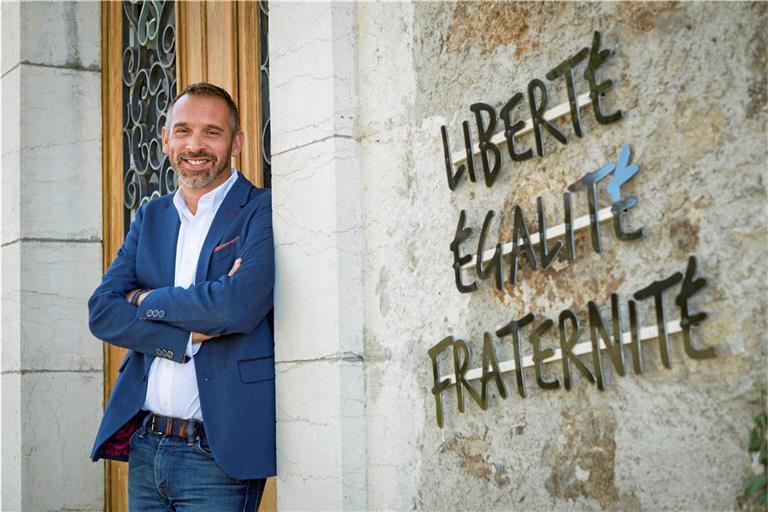 2020 ist Simon Plénet erstmals zum Bürgermeister von Annonay gewählt worden. Archivfoto: Lucile Ortega