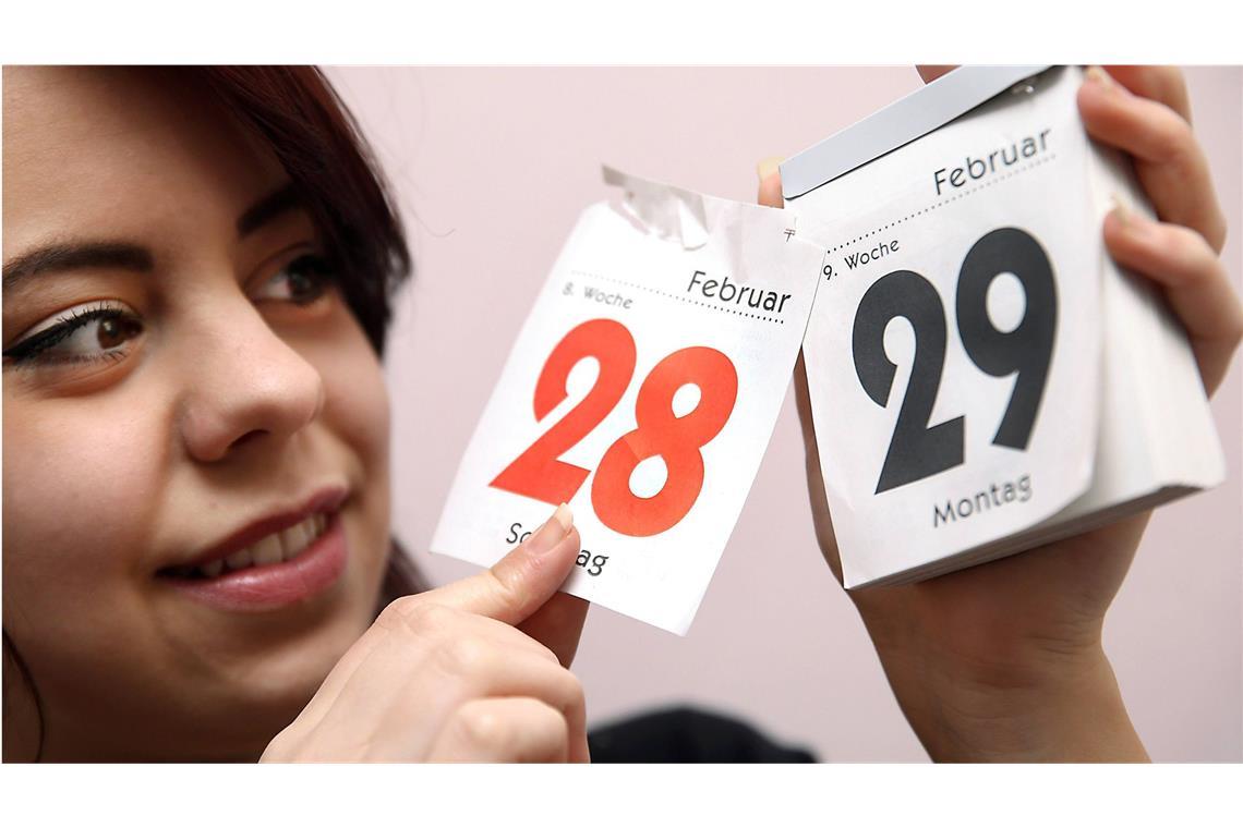 2024 hat der Februar wieder 29 Tage (Symbolbild).