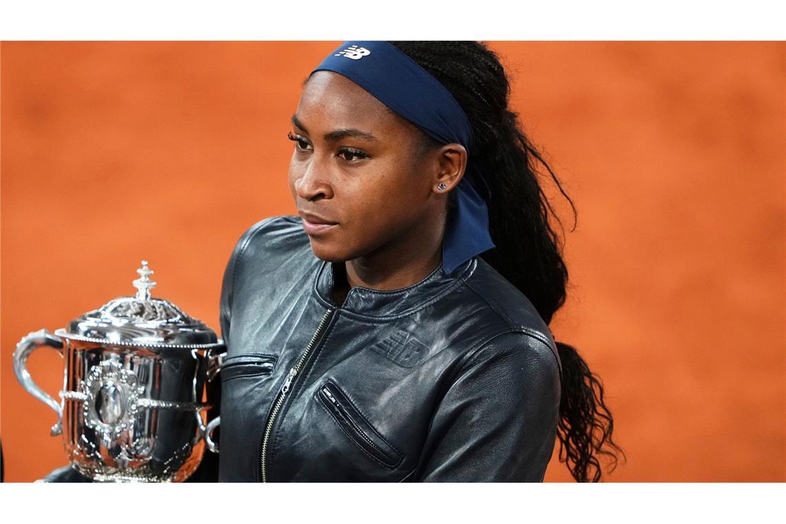 2025 triumphierte US-Tennisstar Coco Gauff bei den French Open. (Archivbild)