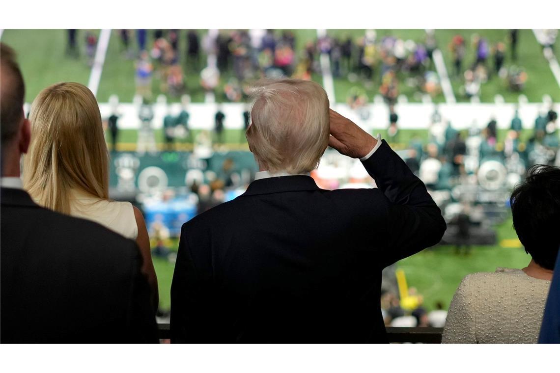 2025 war Trump noch beim Super Bowl dabei. (Archivbild)