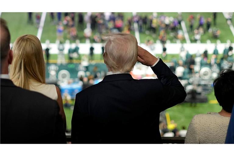 2025 war Trump noch beim Super Bowl dabei. (Archivbild)