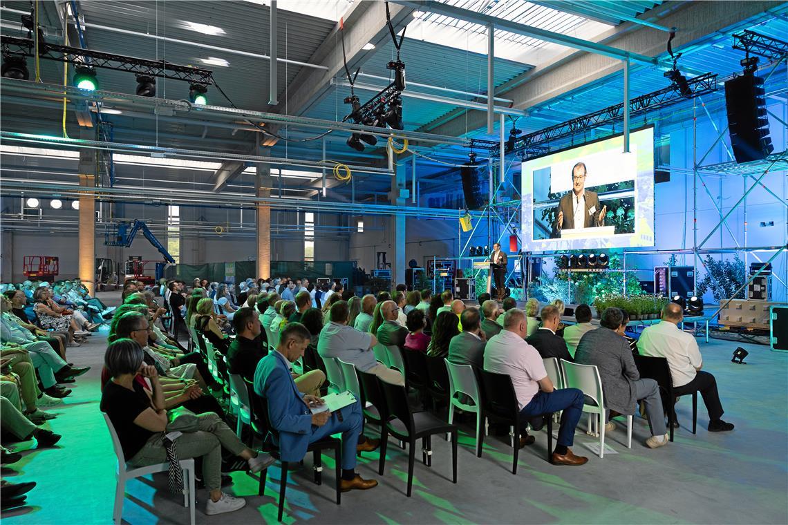 23. Backnanger Wirtschaftsgespräche bei  d&b Audiotechnik in den Lerchenäckern.