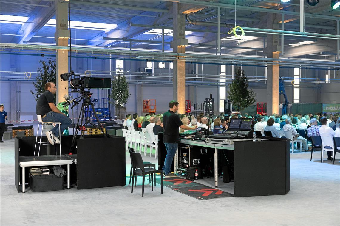 23. Backnanger Wirtschaftsgespräche bei  d&b Audiotechnik in den Lerchenäckern.