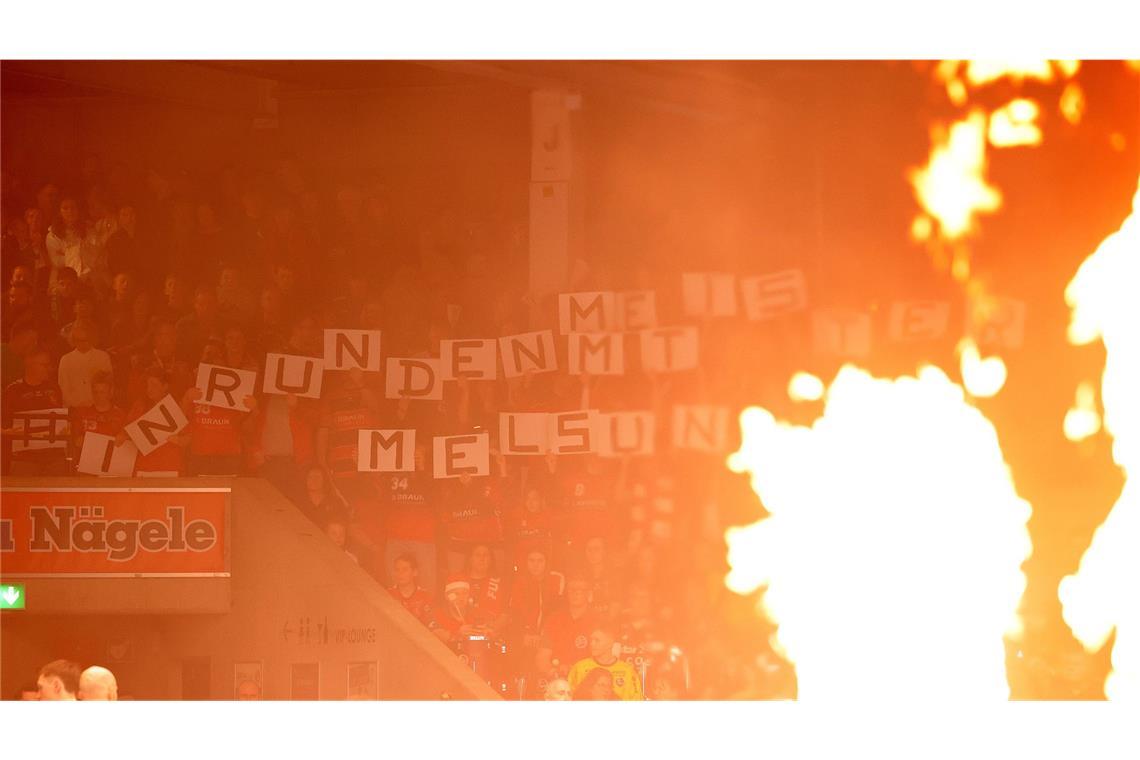 Chancenlos gegen den Hinrunden-Meister 250 MT-Fans begleiteten ihr Team nach Göppingen.