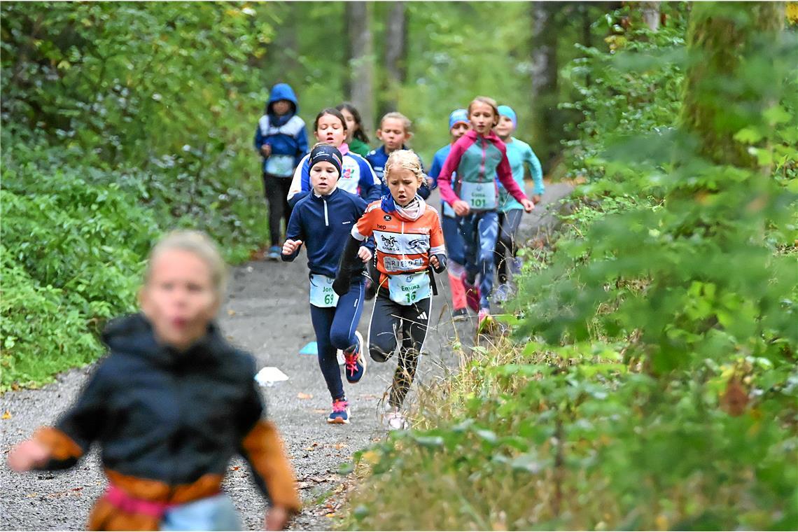 4. Kindercrossduathlon des TC Backnang im Plattenwald. SP